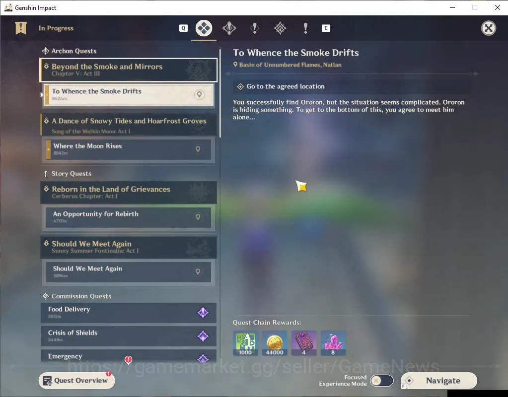 Genshin Impact Accounts Mid Game Asia|AR 55|4,9K Primo|5 Limited 1(*5 Weapon)|ClorindeC1,YelanC1,Yae Miko,Hu 15