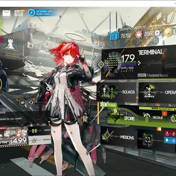 Arknights Accounts High-End Global Lv 2| 42 Op | 2 Limited Rosmontis & Exusiai the New Covenant |2960 Ori|2 Selector