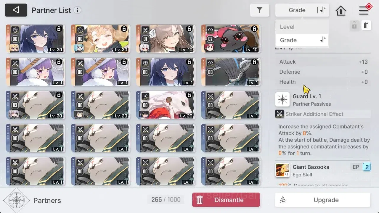 Chaos Zero Nightmare Accounts GLOBAL Lv40|5 SSR [Heidemarie,Rita,Khalipe,Magna,K image 6