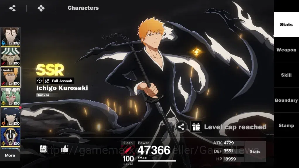 BLEACH: Soul Resonance Accounts NUVERSE 12