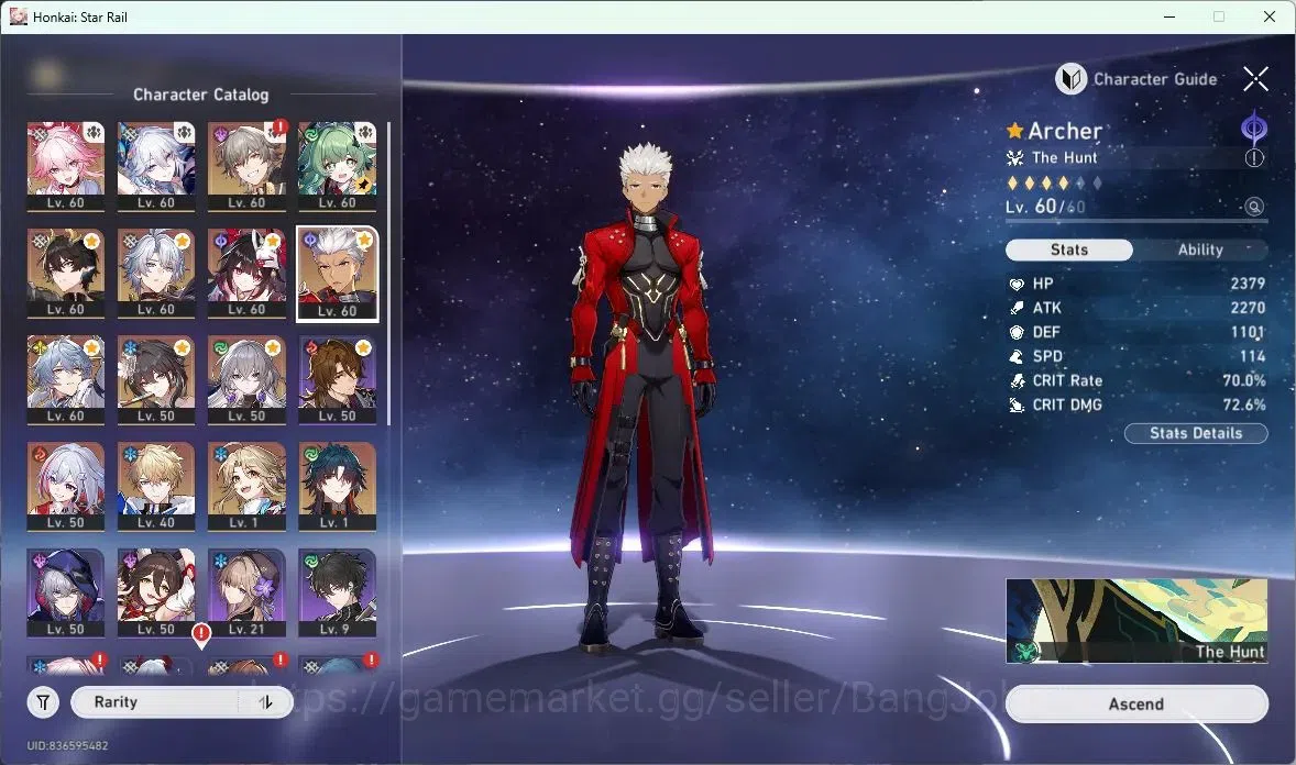 Honkai Star Rail Accounts ASIA | TL50|Phainon+Sign,Sparkle,Archer,Dan Heng P image 11