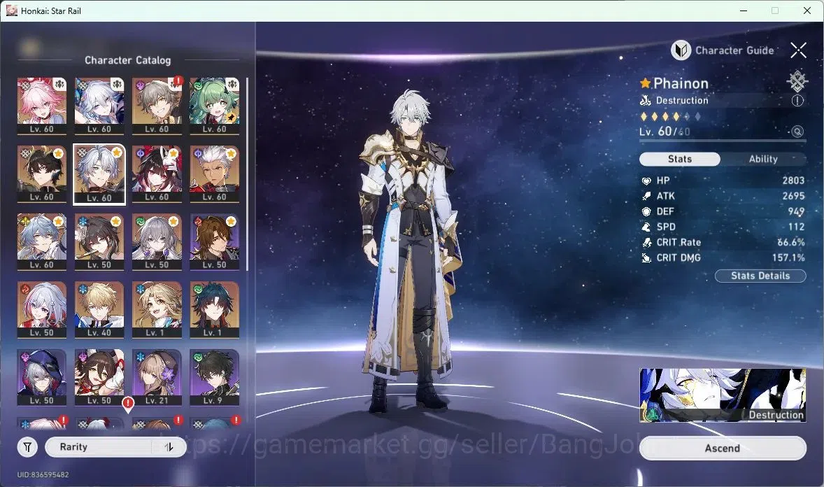 Honkai Star Rail Accounts ASIA | TL50|Phainon+Sign,Sparkle,Archer,Dan Heng P image 13