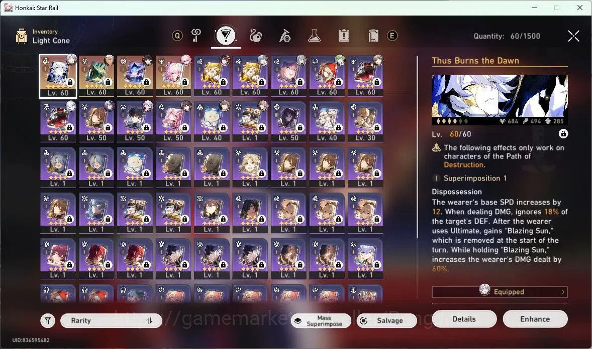 Honkai Star Rail Accounts ASIA | TL50|Phainon+Sign,Sparkle,Archer,Dan Heng P image 7