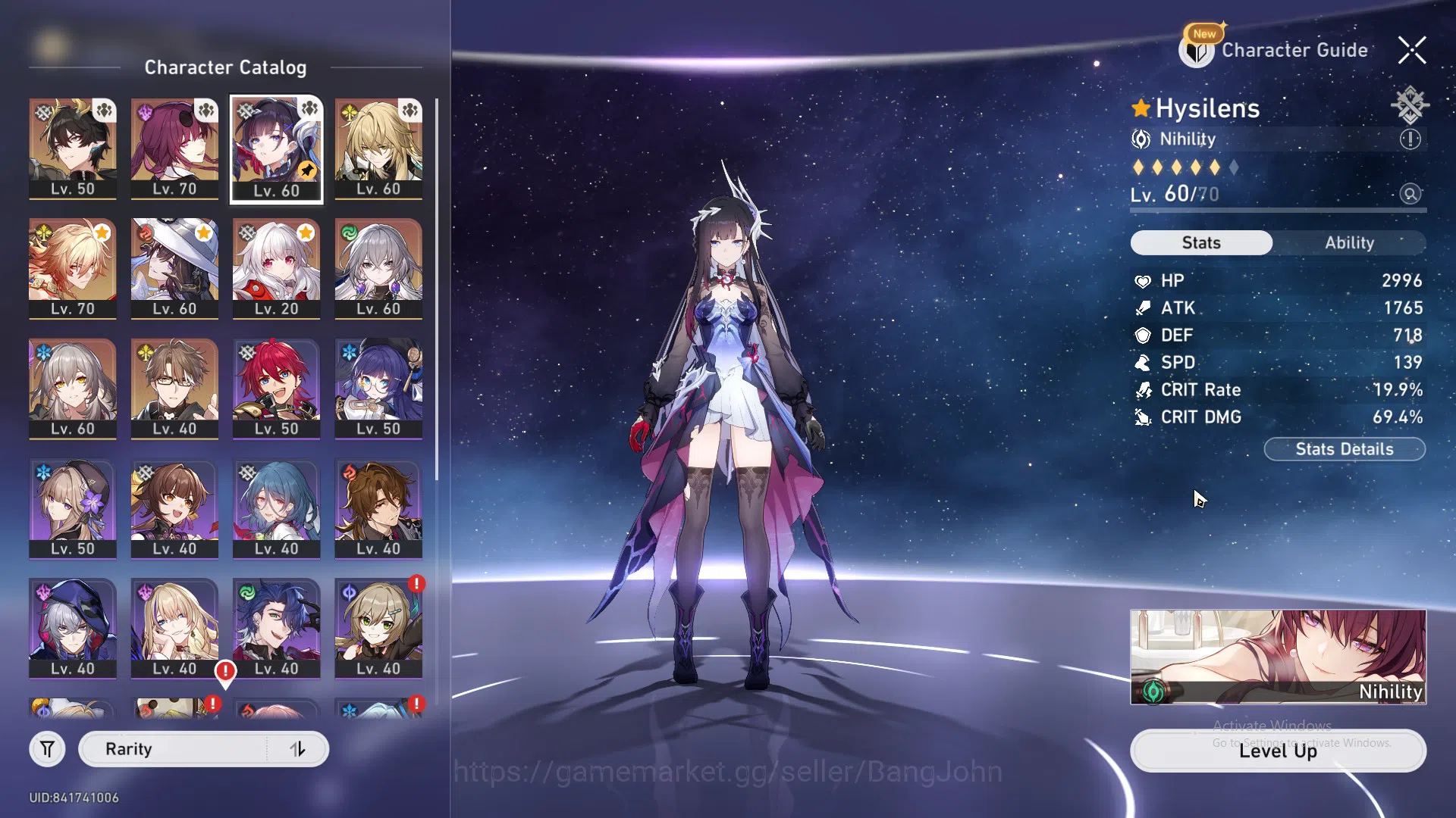 Honkai Star Rail Accounts ASIA | TL 56 | 6 Limited | Kafka,Hysilens,Loucha,M image 3