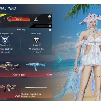 Blood Strike Accounts Collab Skin ASIA|2 ETERNAL: MP7-Tidesong,Spear-Relic|1 AOT|1 ULTRA MELEE|5 ULTRA