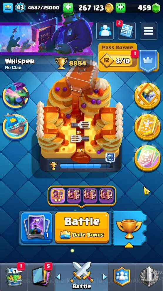 Lvl 43|Trophy 8884|KTL 14|Limited Skin|Card 121| 1 Hero 6 EVO 8 Champ 21 Legendary 33 Epic,30 Rare,29 Common|Take Email(CR1219) Clash Royale Midgame Lvl 43|Trophy 8884|KTL 14|Limited Skin|Card 121| 1 image 1