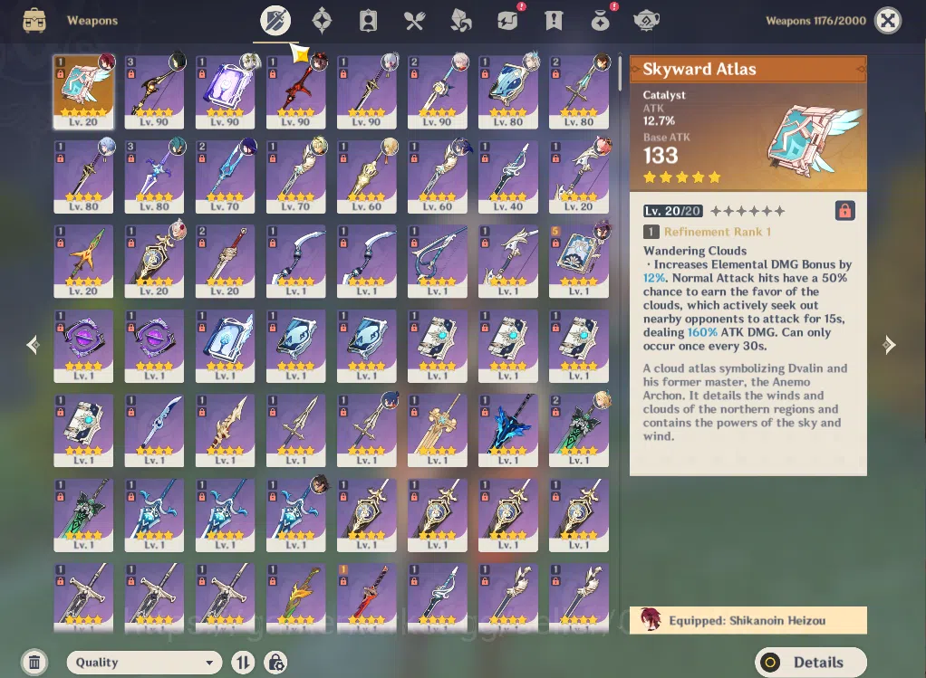 Genshin Impact Accounts ASIA|AR56|8Limited+1(*5Weapon)|Neuvilette,HuTao,Ay image 8