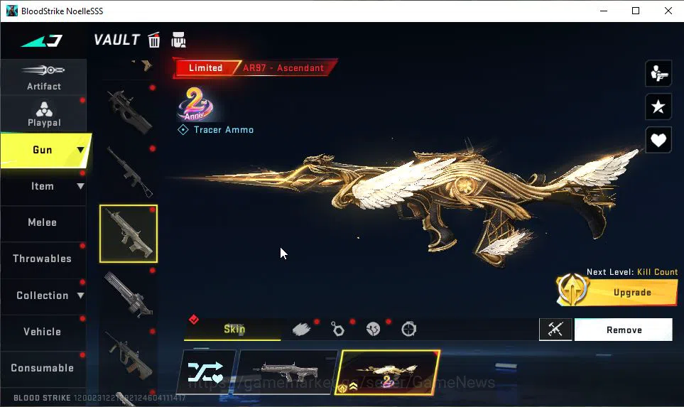 Blood Strike Accounts Mid-Tier ASIA|Collab 7DS [Demon Meliodas,AK47-Sacret]|3 ULTRA [2 ETHAN,Kar98K Lv2]|Limited 4