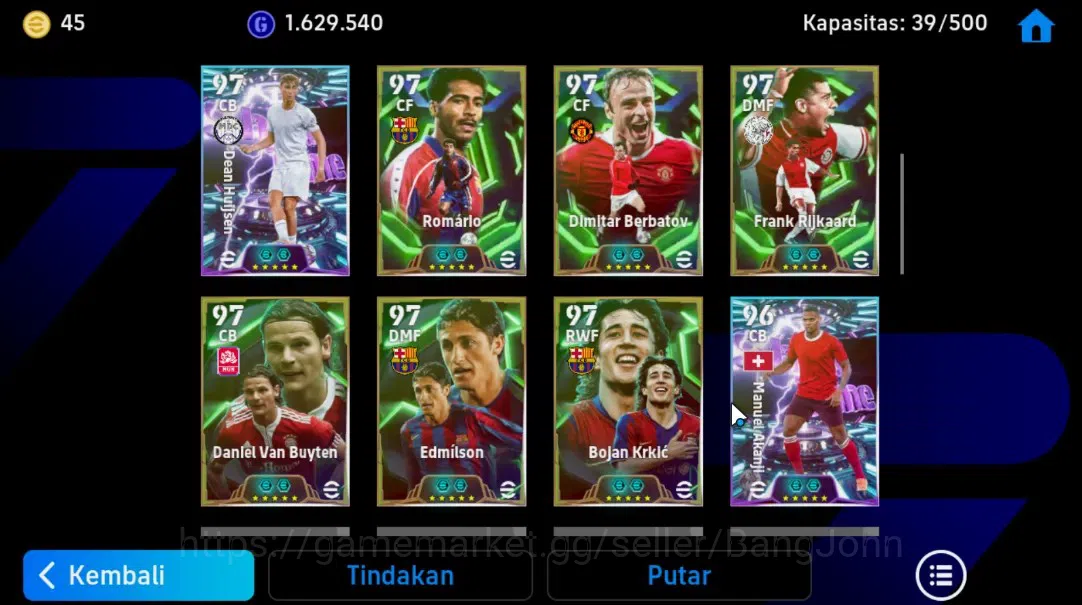 eFootball Accounts Android|PW 3194 | Epic Cannavaro, Xabi Alonso, Sch image 4