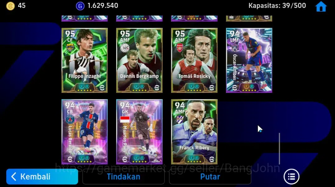 eFootball Accounts Android|PW 3194 | Epic Cannavaro, Xabi Alonso, Sch image 7