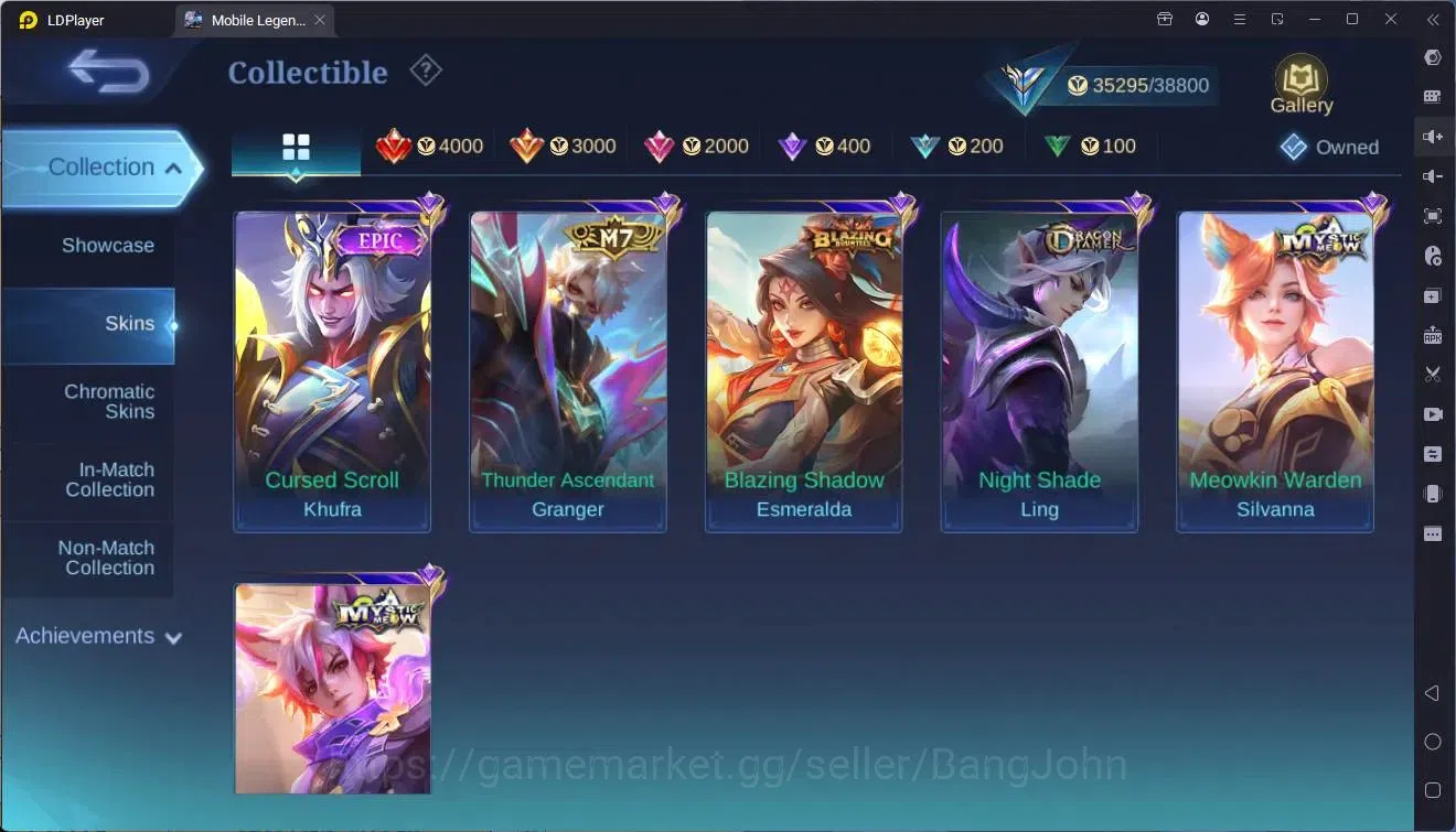 Mobile Legends: Bang Bang Accounts Global |Hero 93|Skin 155|Expert|Prime Granger|Meow image 12