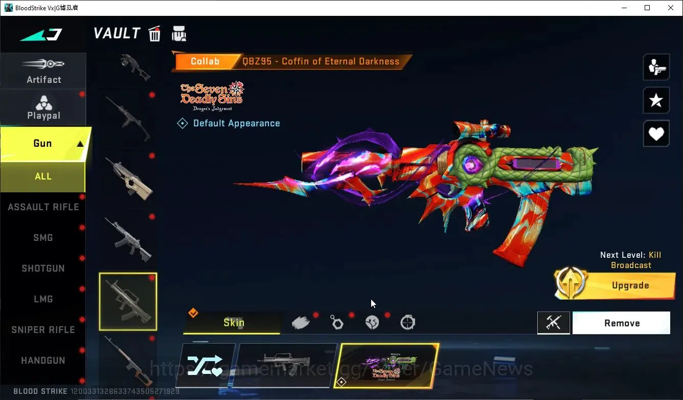 Blood Strike Accounts ASIA|MELEE AXE-Crystal+Collab TR Takamichi,7DS AK4 image 14