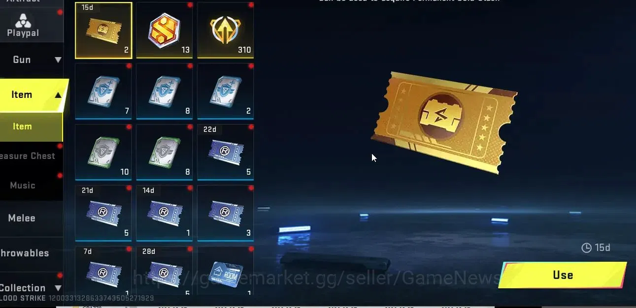 Blood Strike Accounts ASIA|MELEE AXE-Crystal+Collab TR Takamichi,7DS AK4 image 15