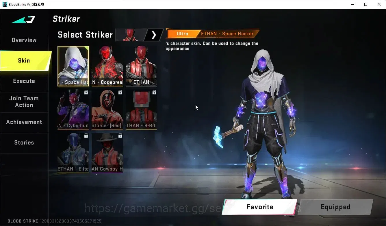 Blood Strike Accounts ASIA|MELEE AXE-Crystal+Collab TR Takamichi,7DS AK4 image 3