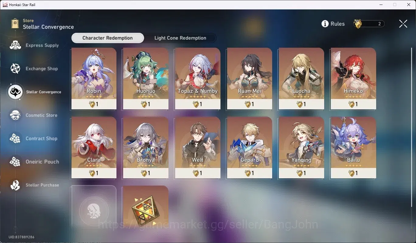 Honkai Star Rail Accounts ASIA|10 Limited|Tim Prem Castorice+3 Sign|Dan Heng image 10