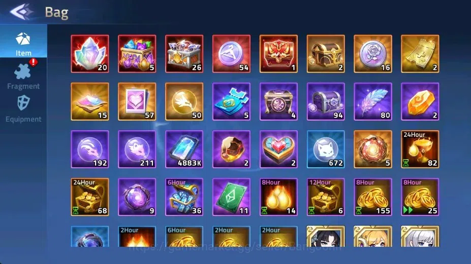Mobile Legends: Adventure Accounts Global |LV 129|53525k Power |VIP 9|Camp 57-5|Hero 202|3 UR[Irithel,Norn,Crocell]|15 13