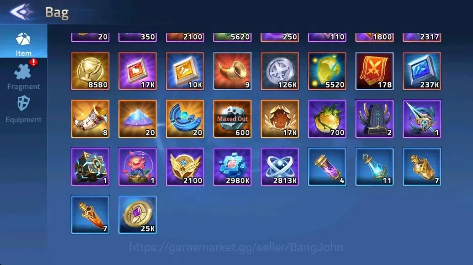 Mobile Legends: Adventure Accounts Global |LV 129|53525k Power |VIP 9|Camp 57-5|Hero 202|3 UR[Irithel,Norn,Crocell]|15 16