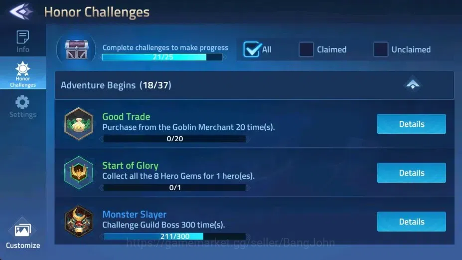 Mobile Legends: Adventure Accounts Global |LV 129|53525k Power |VIP 9|Camp 57-5|Hero 202|3 UR[Irithel,Norn,Crocell]|15 2
