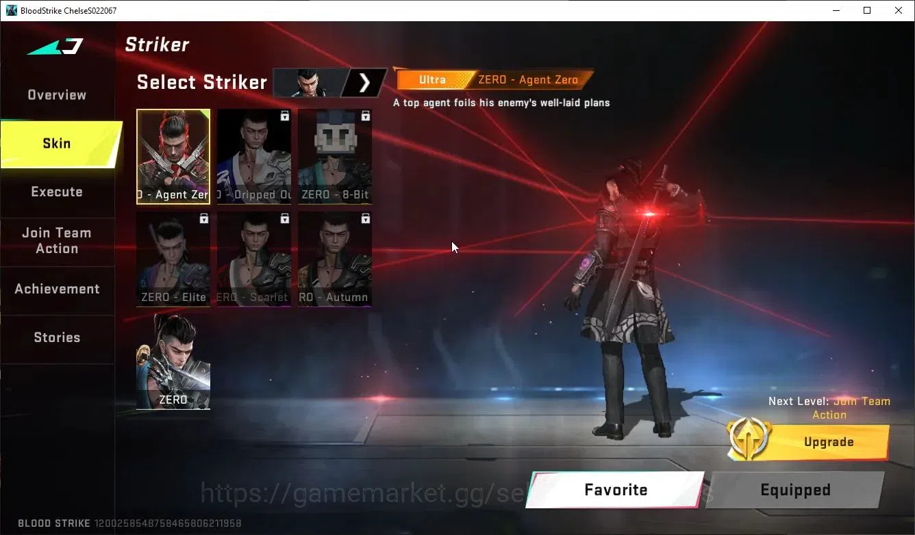 Blood Strike Accounts ASIA|ULTRA ZERO-Agent Zero | Vector Lv11 | M4A1 Lv image 3