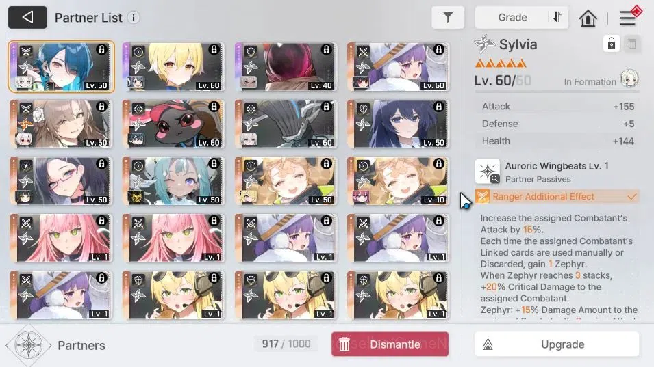 Chaos Zero Nightmare Accounts GLOBAL|Lv 54|WellBuild|11 SSR[(HeidemarieM2,Tipher image 9