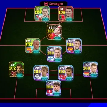 eFootball Accounts Legends & Iconic Players Android|PW 3203|Thiago Alcantara ShowT,Luis Suarez ShowT,Rul Costa Epic,Gabriel