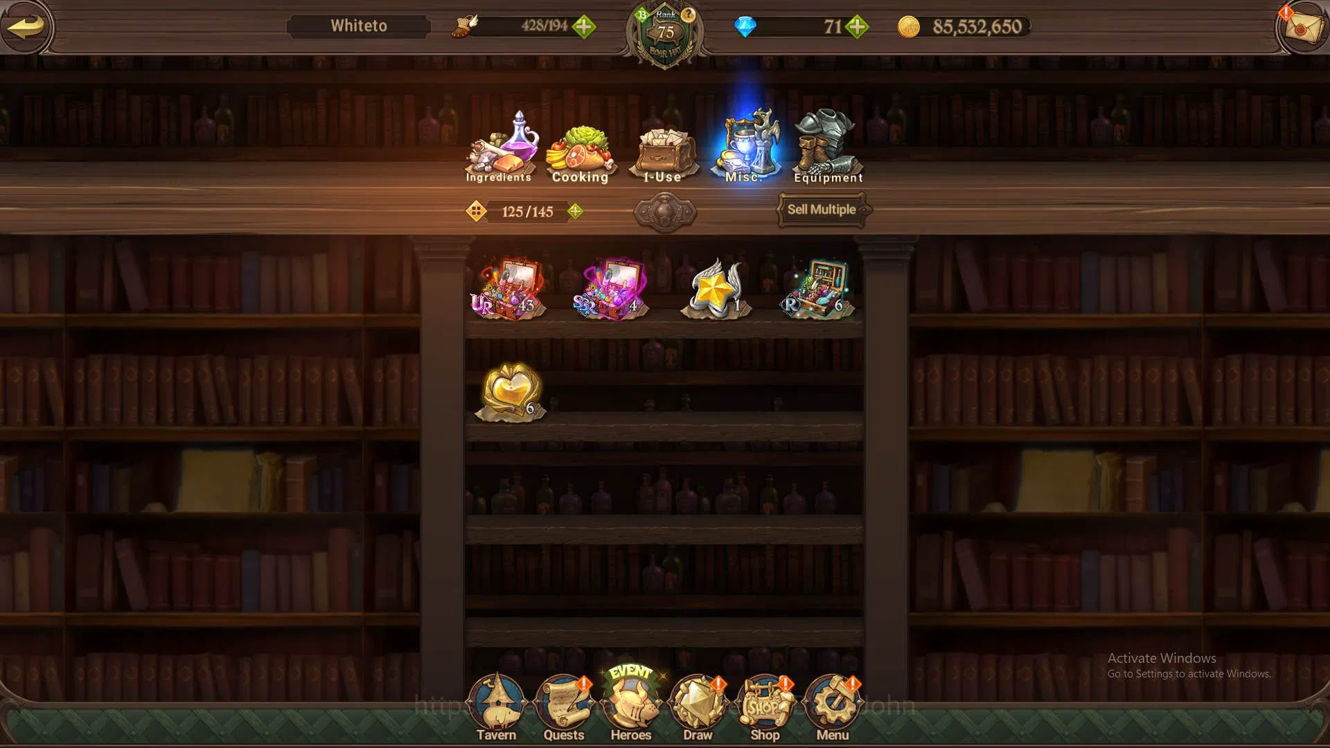 The Seven Deadly Sins: Grand Cross Accounts Others ASIA|3m CC|1LR Helbram|Full Collab Solev|UR 6
