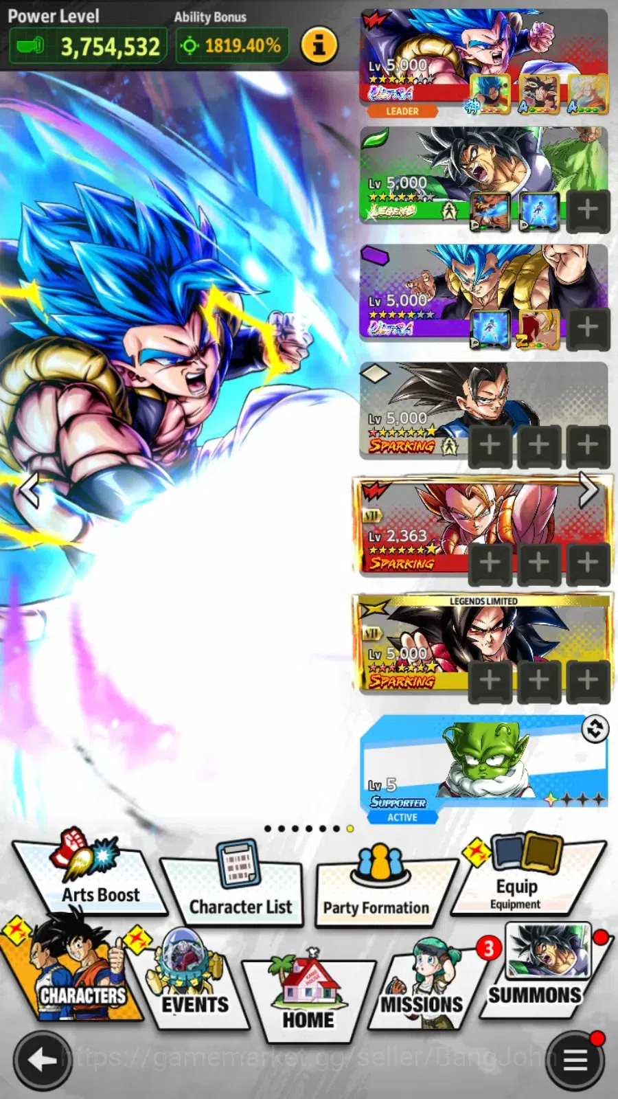 Dragon Ball Legends Accounts Android|Lvl 150|254M Total Power|3 UL|2 LR|UL SSGS image 12