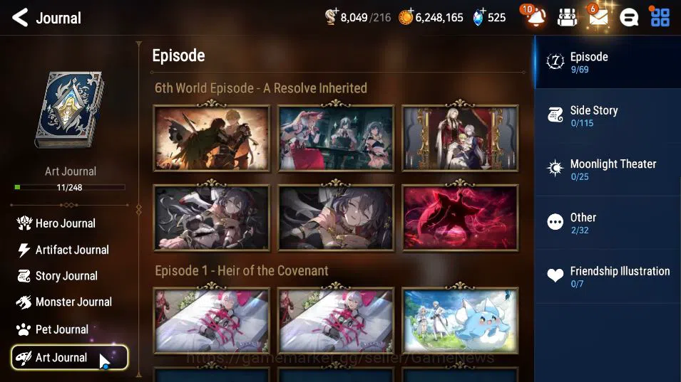 Epic Seven Accounts GLOBAL Unverif|New Era|2 ML(BArunka,Remnant Violet image 18