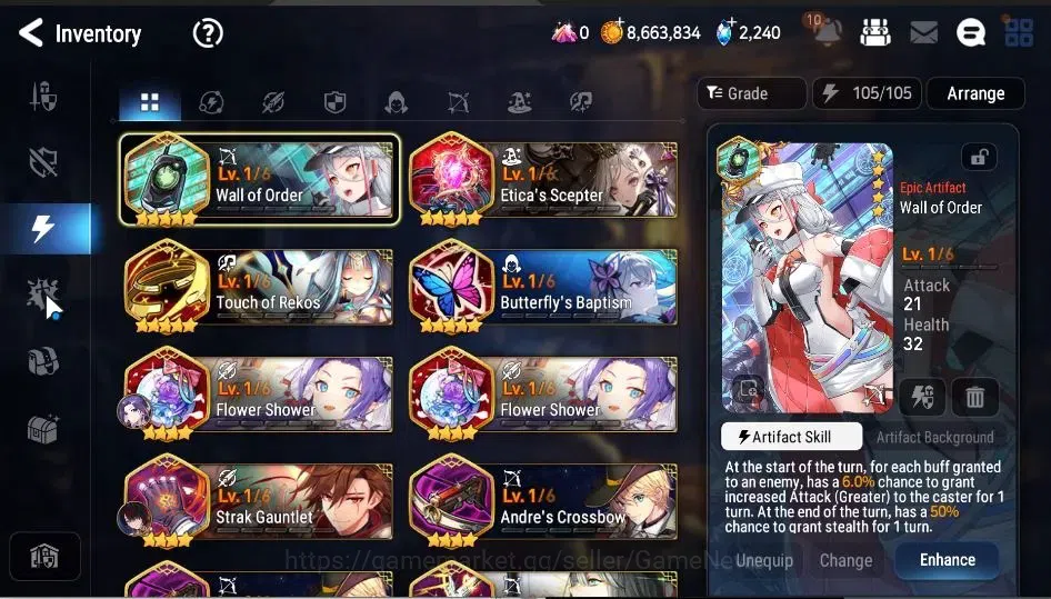 Epic Seven Accounts GLOBAL Unverif|New Era|3 ML(SN Yulha,BHwayoung,TE image 18