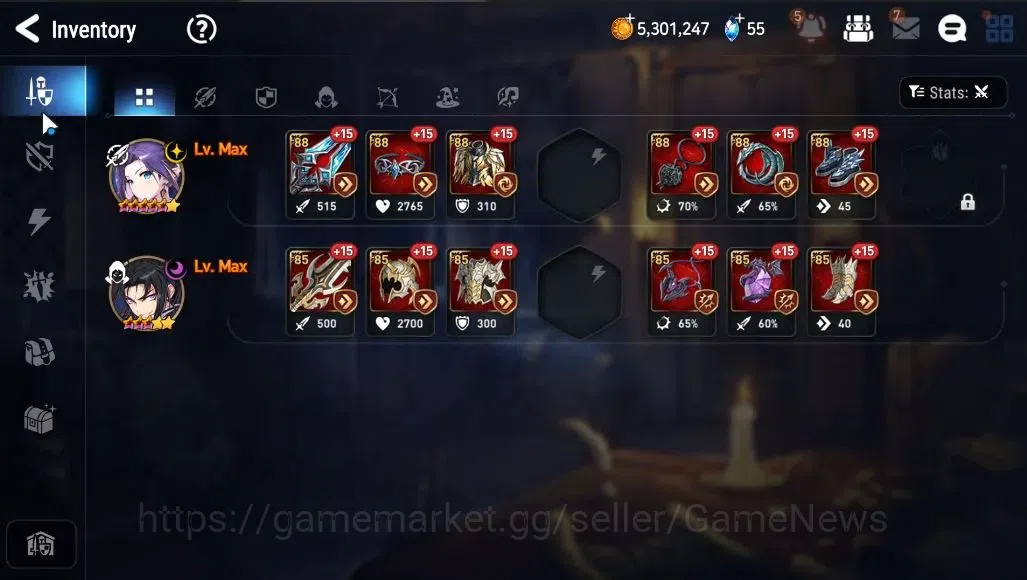 Epic Seven Accounts GLOBAL Unverif|New Era|2 ML (Rhinna&Luciella,BM Ha image 14