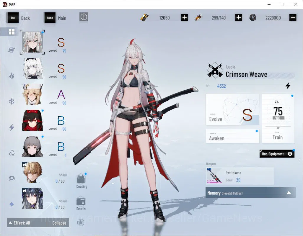 Punishing: Gray Raven Accounts NA | Lv 41 | Ready Gacha | 12K BC+2,8K YC+7,7K Blu image 9