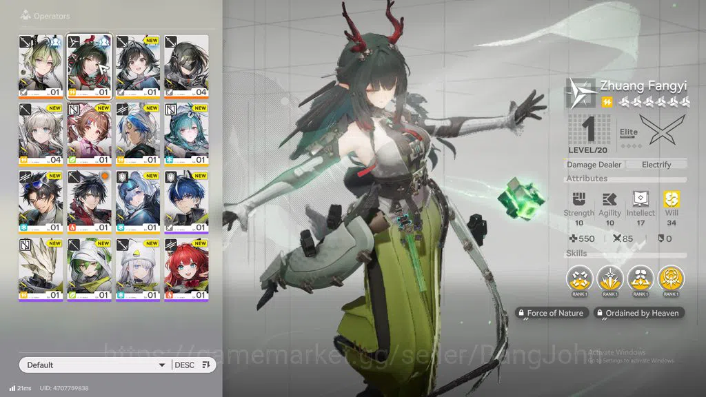 Arknights: Endfield Accounts ASIA | starter fresh, zuang fangyi, lifeng, Ardeli image 6