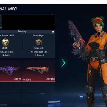 Blood Strike Accounts High-End ASIA | 2 ETERNAL GUNS:FN2000-Requiem,QBZ95-Whisper|2 ULTRA STRIKER|1 LEGENDARY
