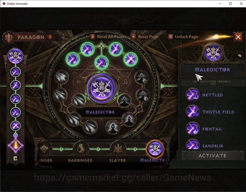Diablo Immortal Accounts SEA - izual|CS ON|Lv60 (792)|Blood Knight|CR 40K | image 9