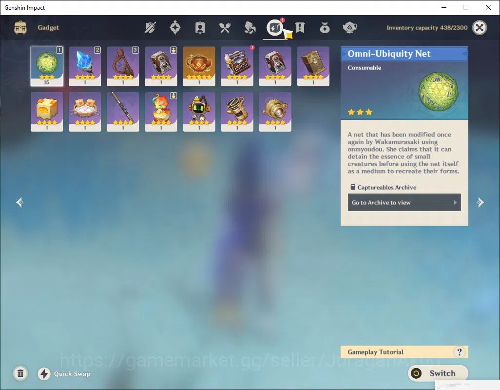 Genshin Impact Accounts Mid Game ASIA| AR 48|2 Limited +1(*5Weapon)|Clorinde,Xianyun,|MC Female |Low Explore 7