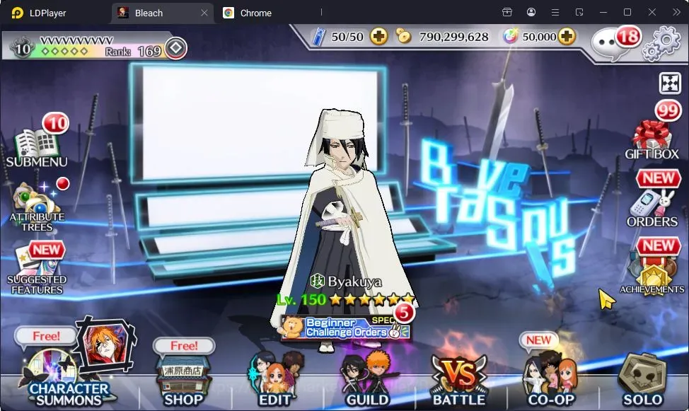 Bleach: Brave Souls Accounts Mid-Tier Global |600K BP+50K Orb|Mid Game|5K+ Acc 1