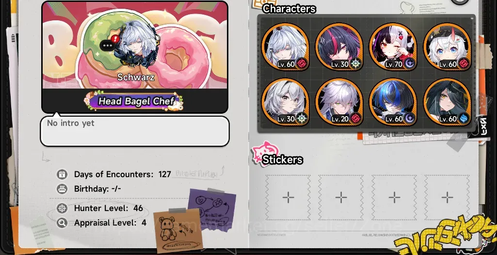 Neverness to Everness Accounts SEA | HL46 | Tycoon 1 | 8 S-Class 4 Lim: Zankou, Blackbird+sign, Lacrimosa+Sign, Shinku| MC 1