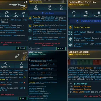Borderlands 4 Items LVL1 GRAVITAR LEVELING PACK (HARLOWE CLASS MOD MAX ALL SKILLS + 534K SHIELD + AOE GRENADE + REPKIT