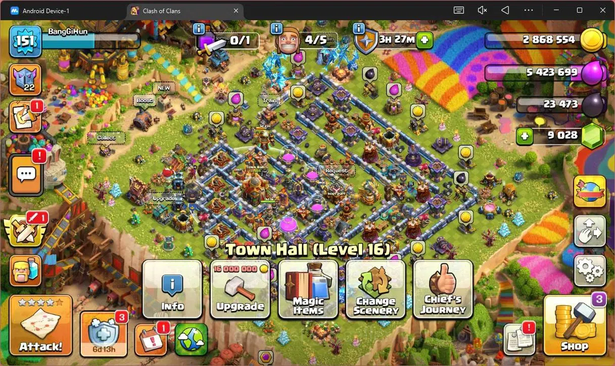 Clash of Clans Accounts Global |TH16–BH8|HH 9|LVL 151|BK62,AQ37,MP30,GW16, image 4