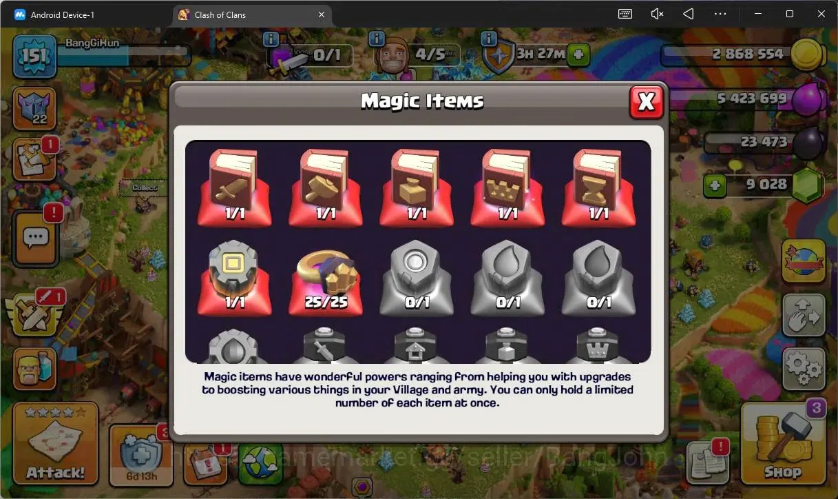 Clash of Clans Accounts Global |TH16–BH8|HH 9|LVL 151|BK62,AQ37,MP30,GW16, image 6