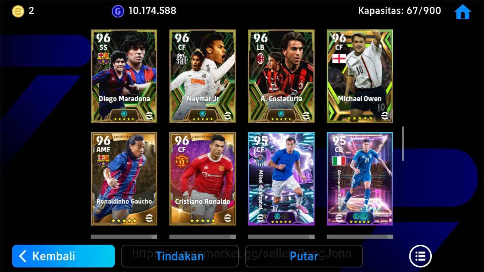 eFootball Accounts ANDROID|PW 3204|Cantona epic,griezmann.lampard,tot image 5