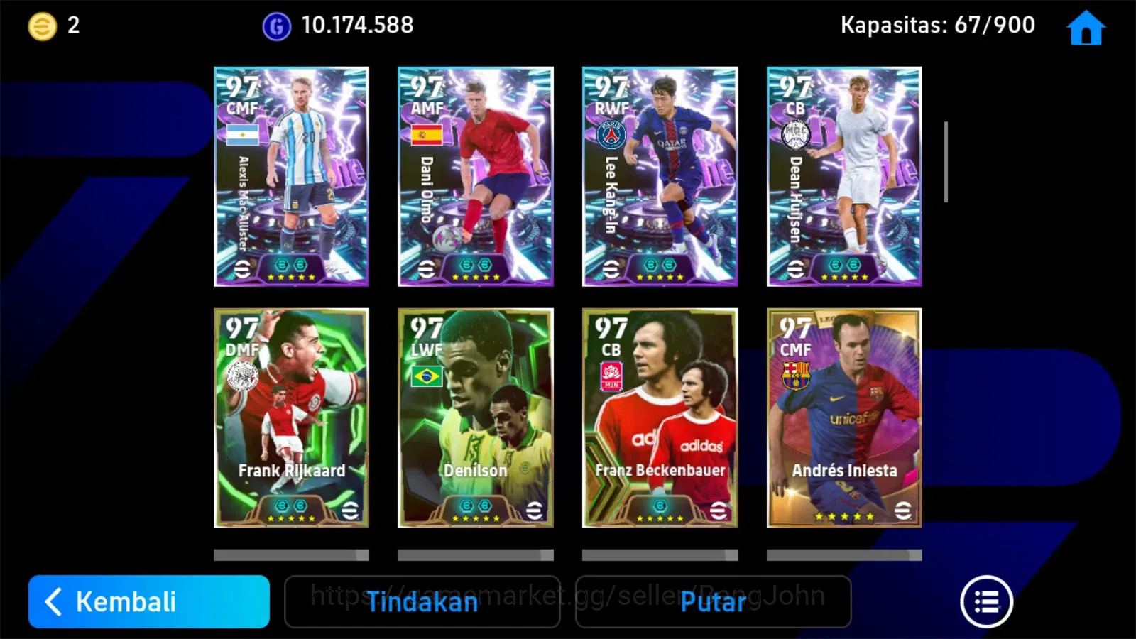 eFootball Accounts ANDROID|PW 3204|Cantona epic,griezmann.lampard,tot image 8