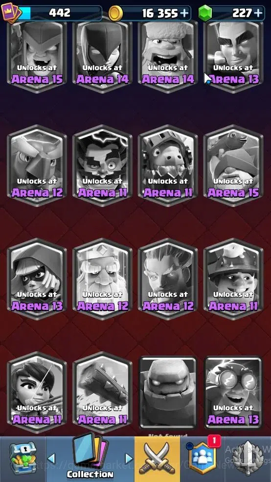Clash Royale Accounts High-End Lvl 442|Trophy 3268|KTL 9|Card 62|2 EVO,19 Epic,23 Rare,25 Common|2 Wild Shard+Gems 227|Take 19