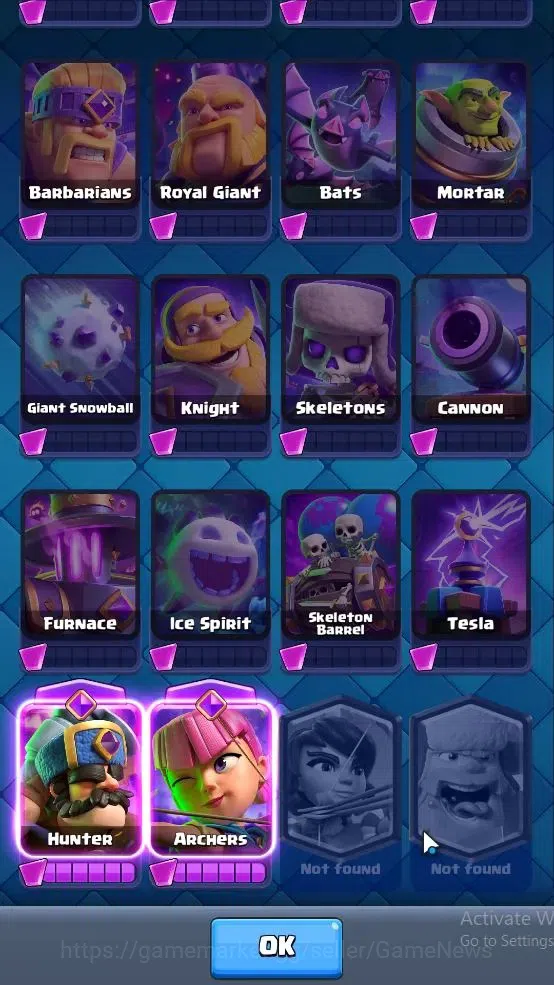 Clash Royale Accounts High-End Lvl 442|Trophy 3268|KTL 9|Card 62|2 EVO,19 Epic,23 Rare,25 Common|2 Wild Shard+Gems 227|Take 9