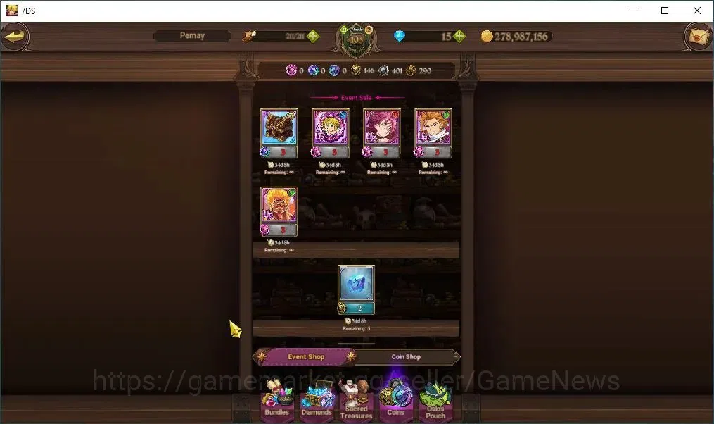 The Seven Deadly Sins: Grand Cross Accounts Global|4M CC|4 LR+5 UR+Collab ReZero|S&B5/6,Reinha image 15