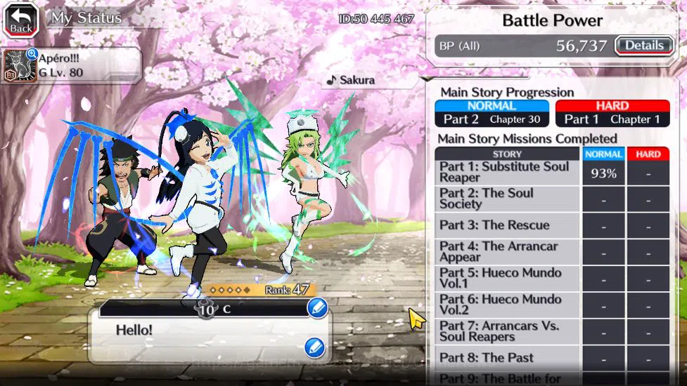Bleach: Brave Souls Accounts [GLOBAL]6K Orb+Fresh All Story|(GiseleG,CandiceTYB image 19
