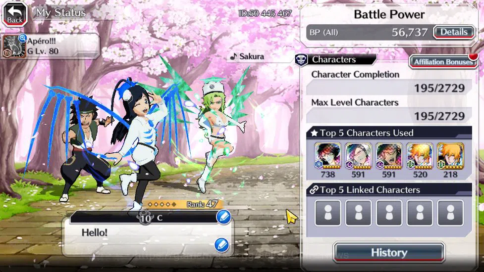 Bleach: Brave Souls Accounts [GLOBAL]6K Orb+Fresh All Story|(GiseleG,CandiceTYB image 20