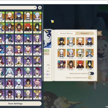 Genshin Impact Accounts Others ASIA|AR 56|8 Limited+5