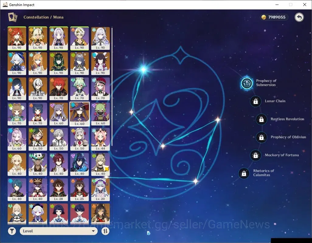 Genshin Impact Accounts ASIA|AR 58|PremTeam Mavu,Skirk,Nefer|12Limited+8(* image 16