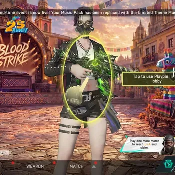 Blood Strike Accounts Others Asia|Eternal Galil Noxdra+ legendary Nova Rebel Vogue+ 5 Striker | Rank Bronze IV